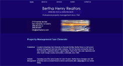 Desktop Screenshot of berthahenry.com