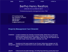 Tablet Screenshot of berthahenry.com